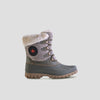 Cozy Flannel Winter Boot - Color Dk Olive-Taupe