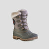 Cozy Flannel Winter Boot - Color Dk Olive-Taupe