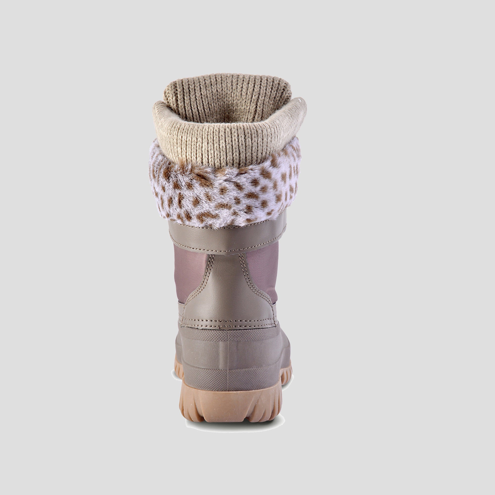 Creek Nylon Winter Boot - Color Taupe-Cheetah