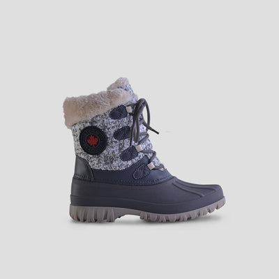 Cabin Soft Textured Textile Winter Boot