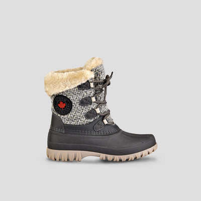 Cabin Soft Textured Textile Winter Boot