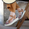 Spray Luxmotion Nylon and Suede Water-Friendly Sandal - Color Sandstone