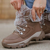 Union Leather and Suede Waterproof Winter Boot with PrimaLoft® and soles by Michelin - Color Almond