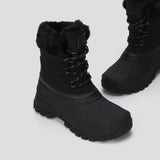 Firela Women’s Faux Sherpa Lace-Up Boot