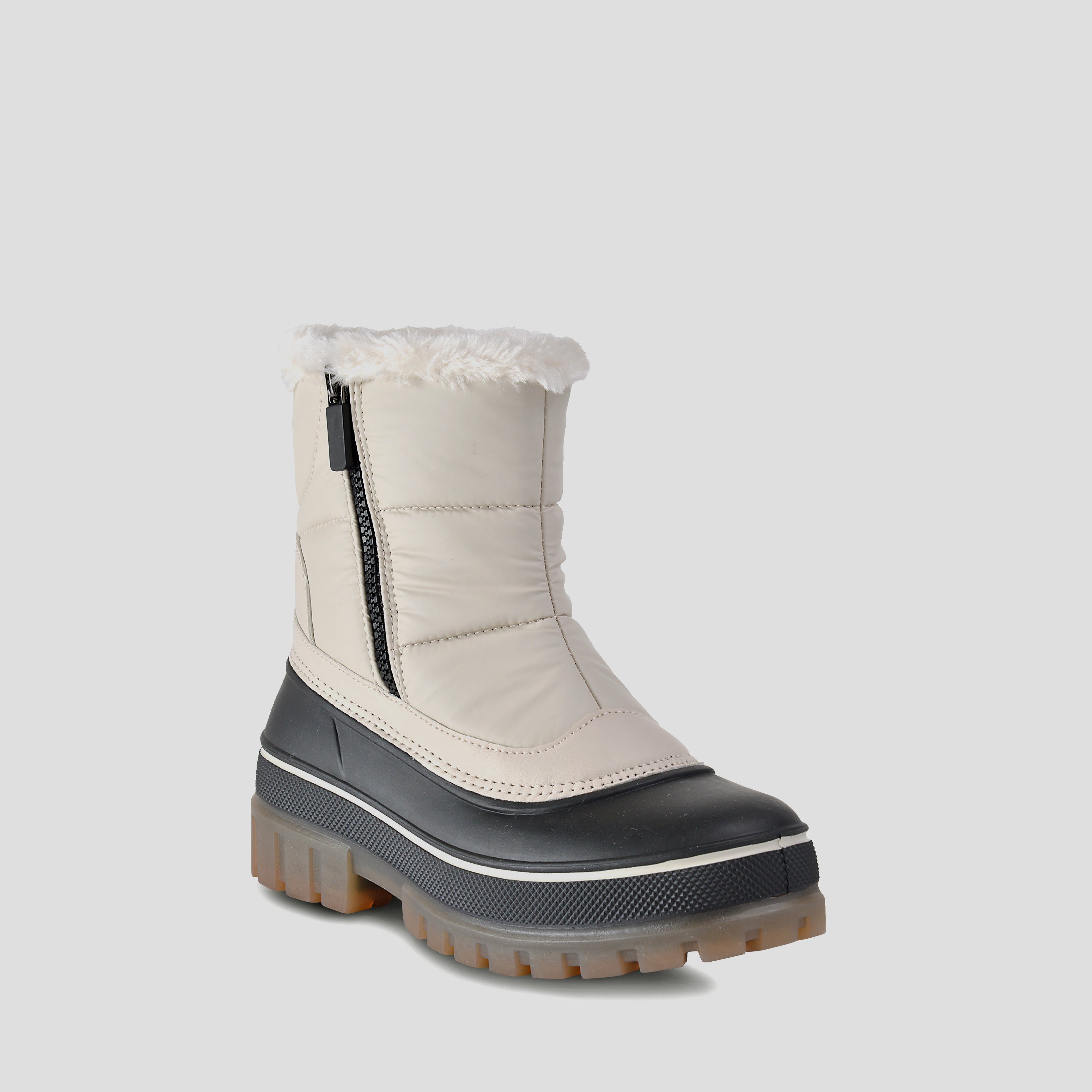 Cream winter sale boots