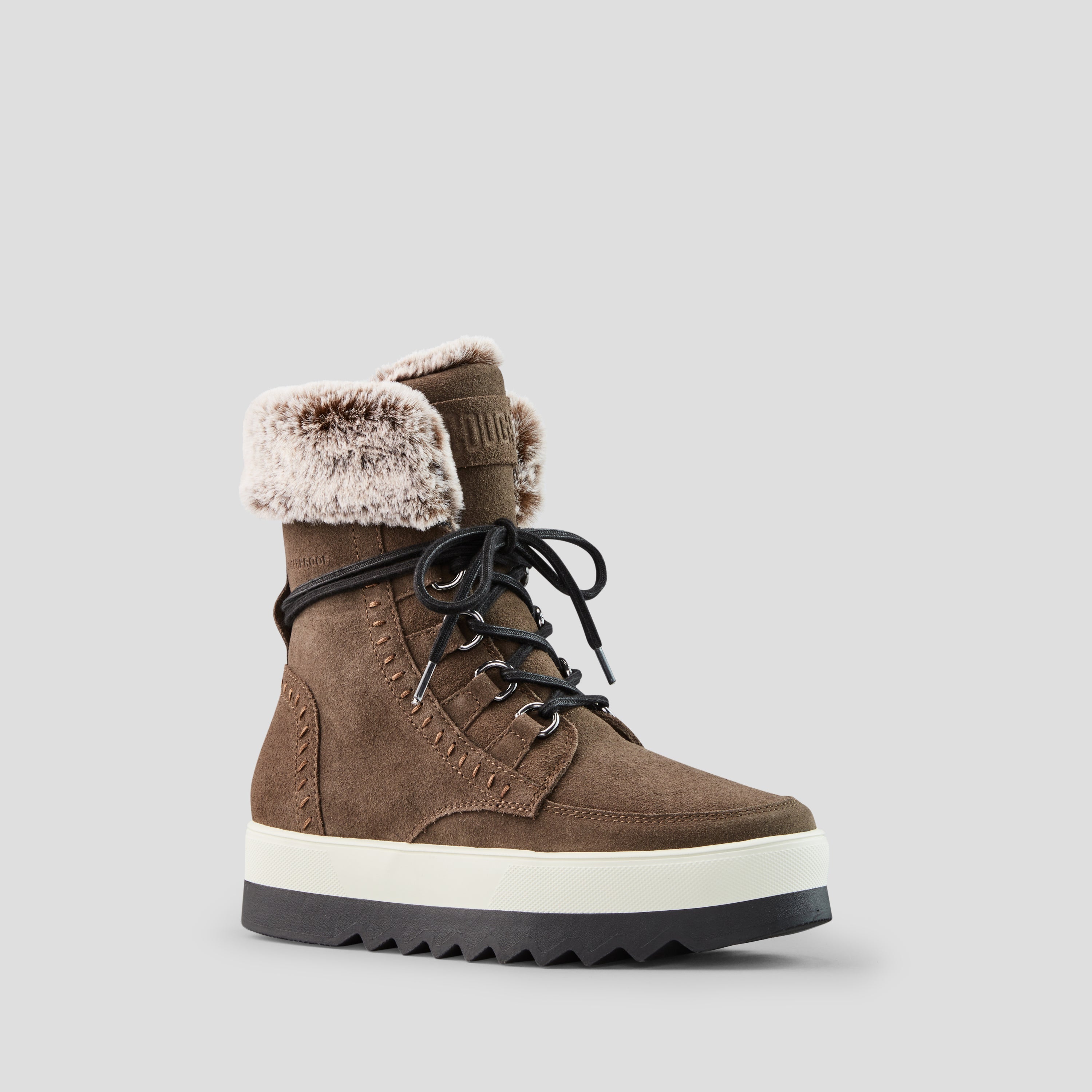 Suede boots hot sale in snow