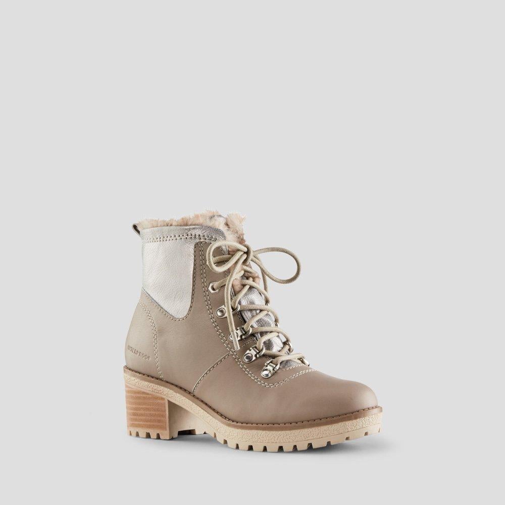 Dixon Leather Ankle Boot with PrimaLoft® - Colour Mushroom
