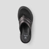 Abba Luxmotion Leather Thong Wedge Sandal - Color Black