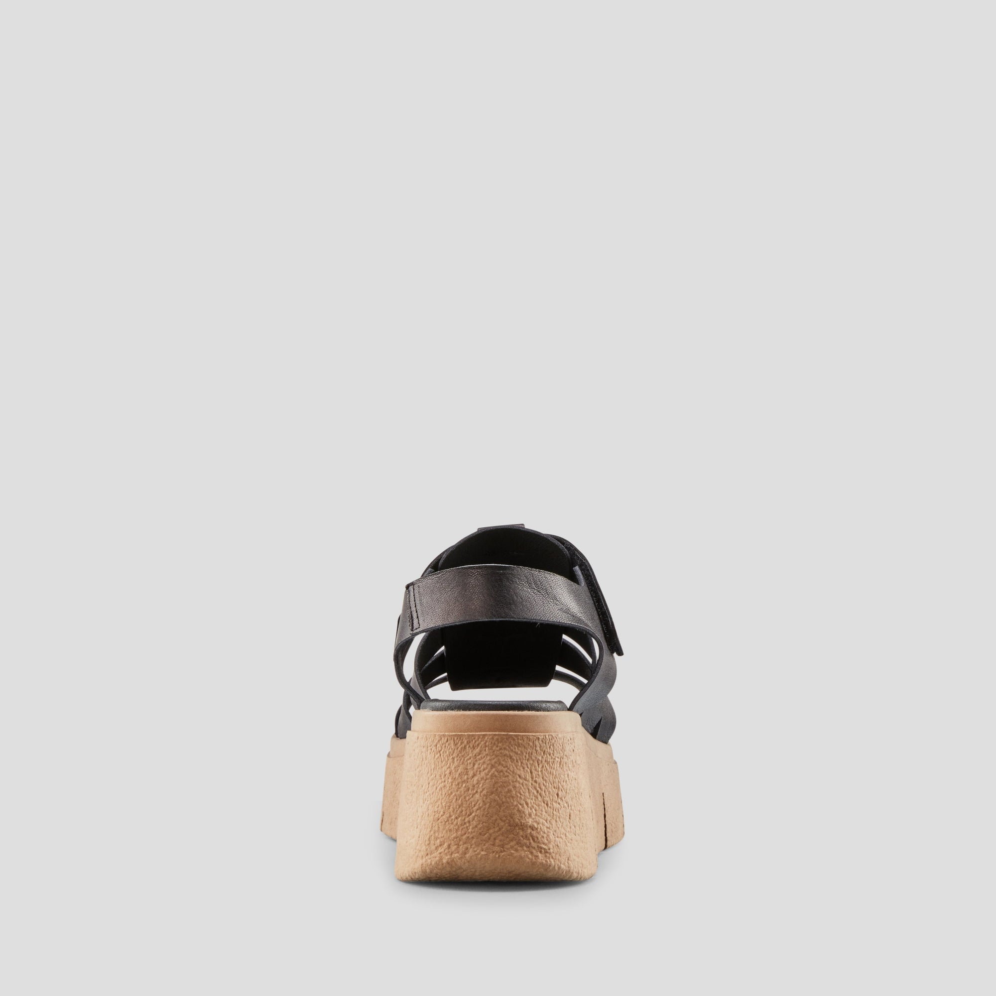 Antony Luxmotion Leather Wedge Sandal - Color Black
