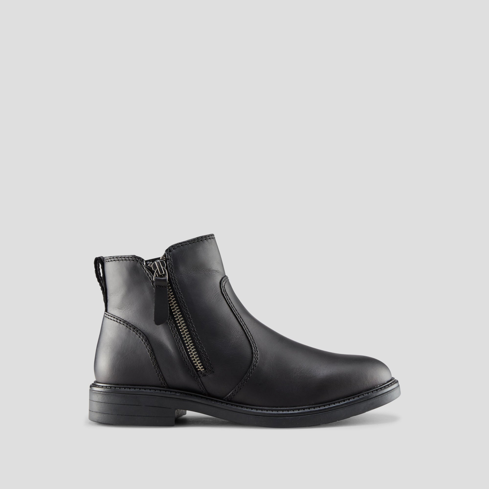 Harley Leather Ankle Boot - Colour Black