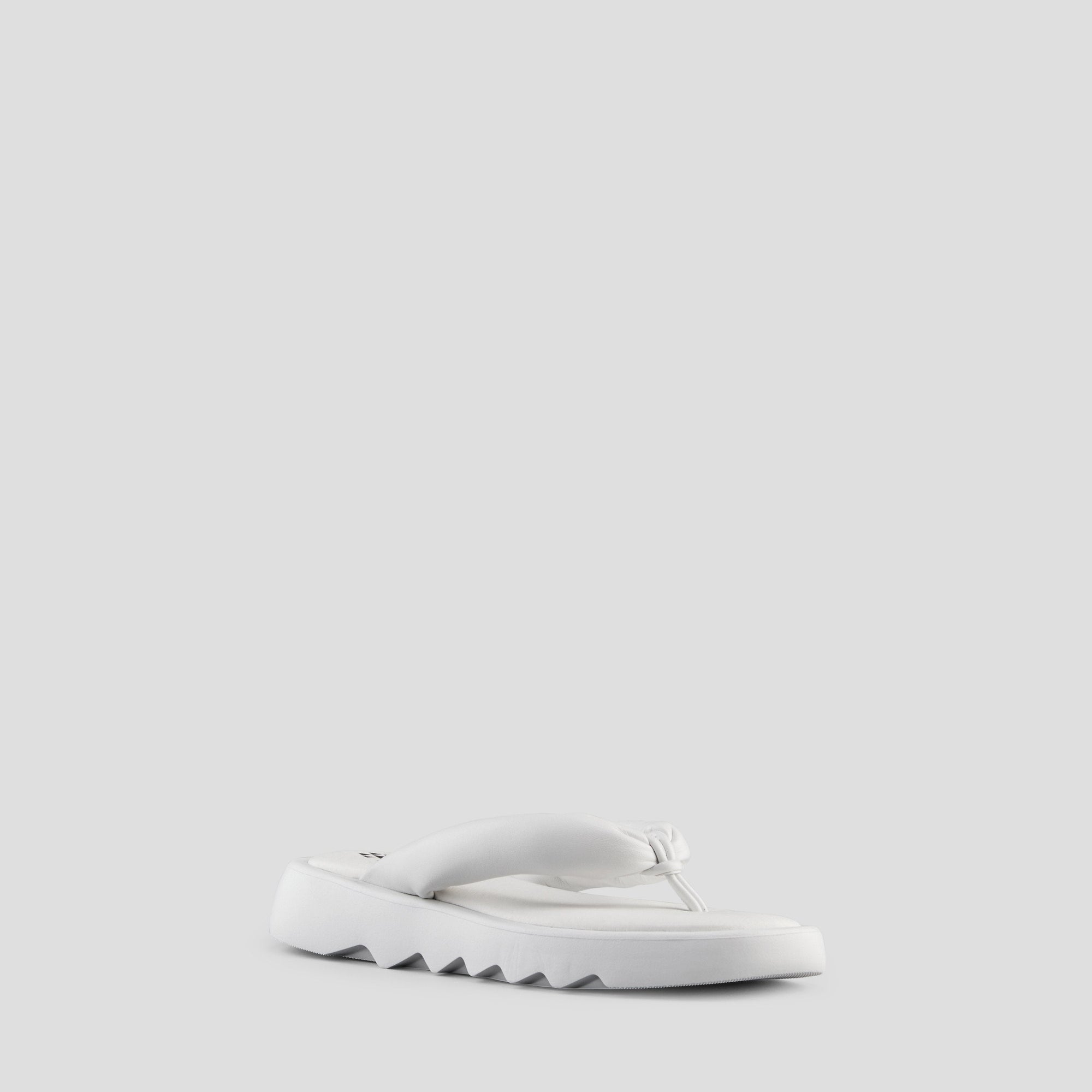 Jasmine Leather Water-Repellent Sandal - Colour White