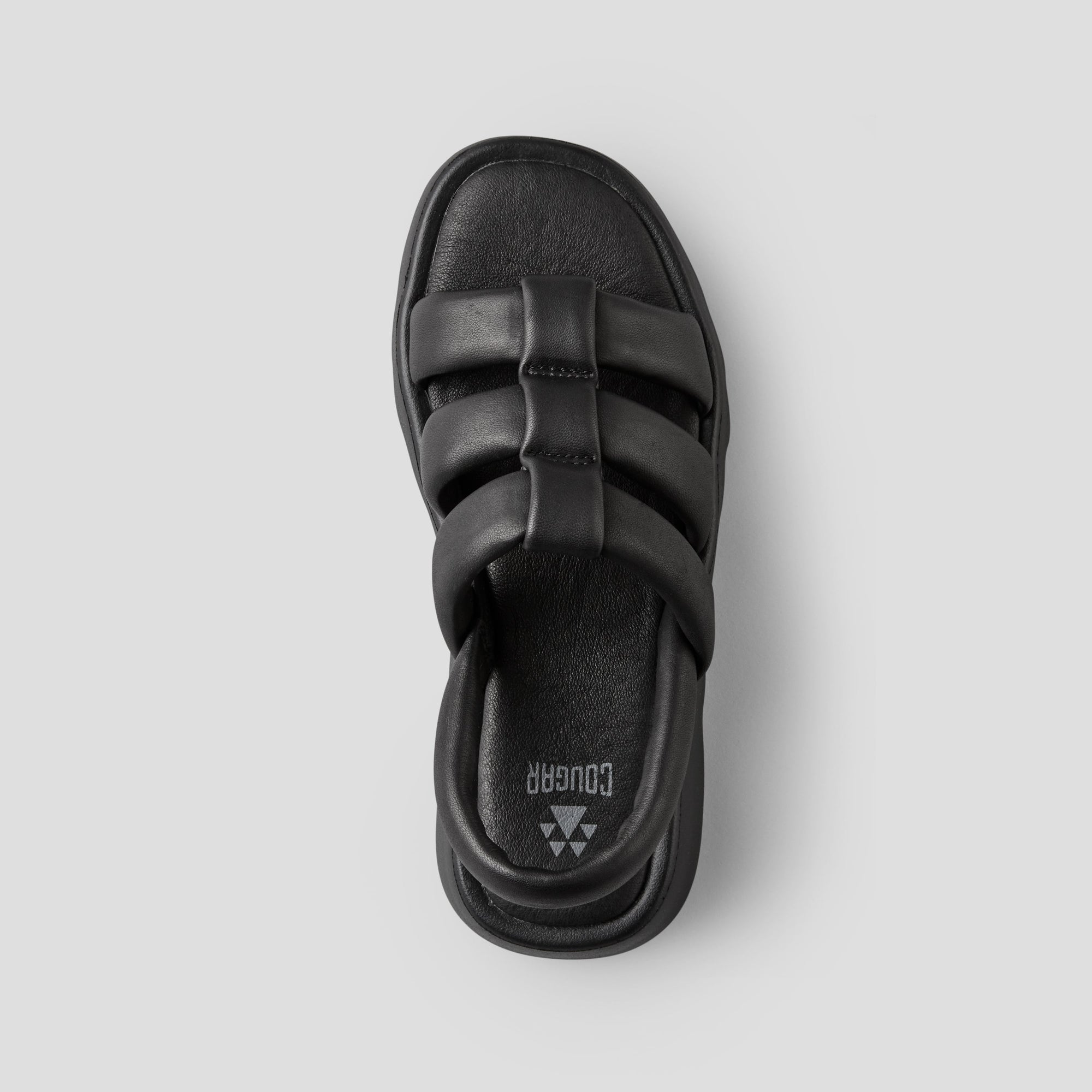 Juliana Leather Water-Repellent Sandal - Color Black