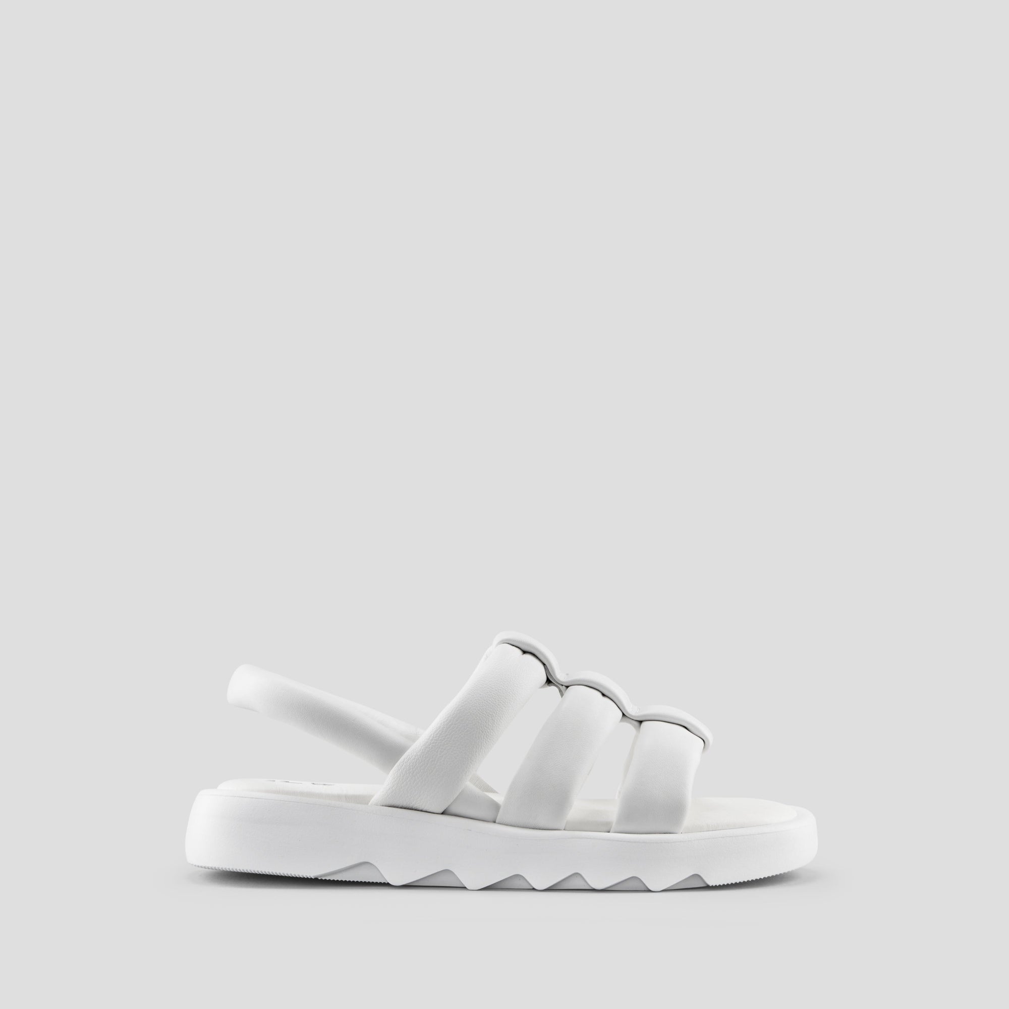 Juliana Leather Water-Repellent Sandal - Color White