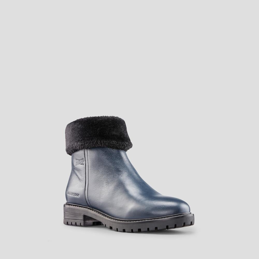 Kendal Leather Waterproof Winter Boot - Color Navy