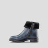 Kendal Leather Waterproof Winter Boot - Color Navy