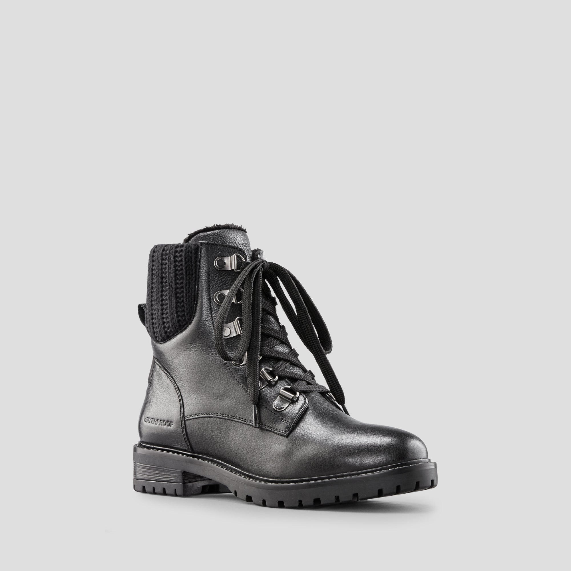 Kudos Leather Waterproof Winter Boot - Color Black