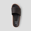 Naomi Leather Water-Repellent Sandal - Color Black