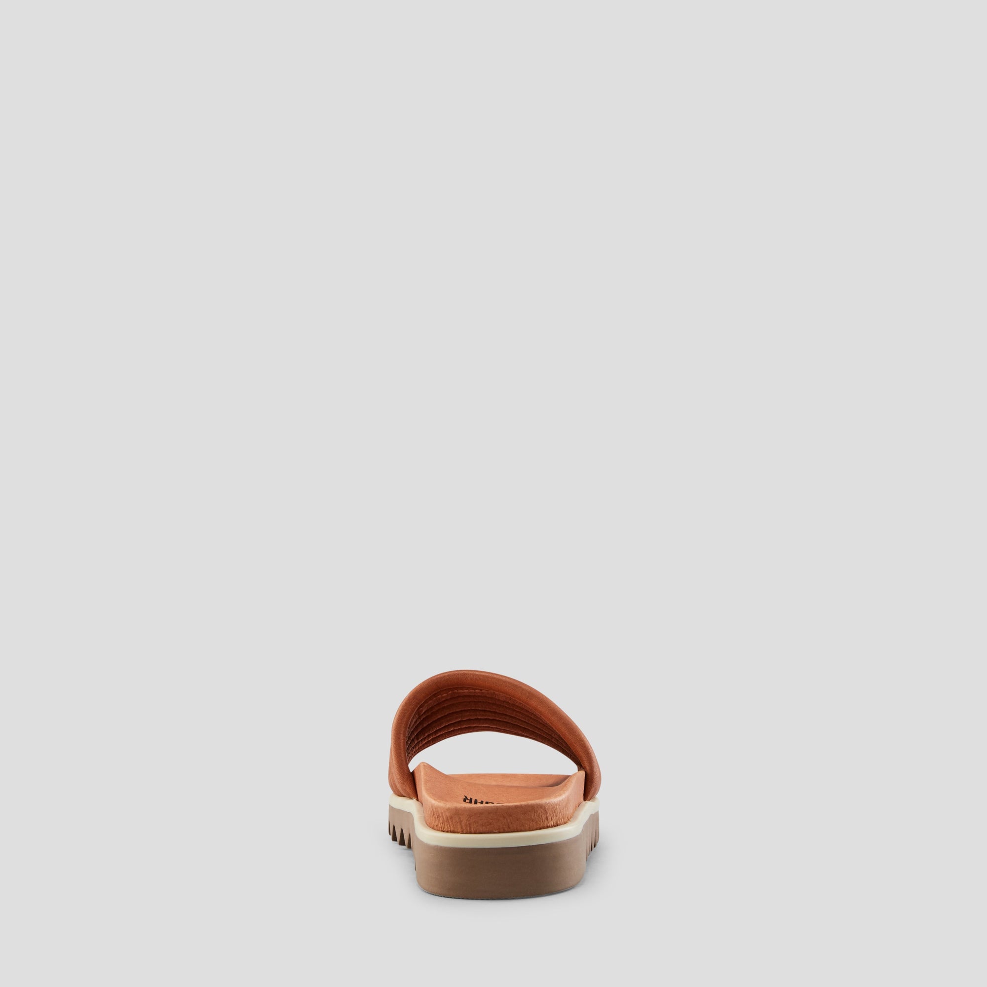 Naomi Leather Water-Repellent Sandal - Color Cognac