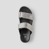 Nina Leather Water-Repellent Sandal - Color Metallic Silver