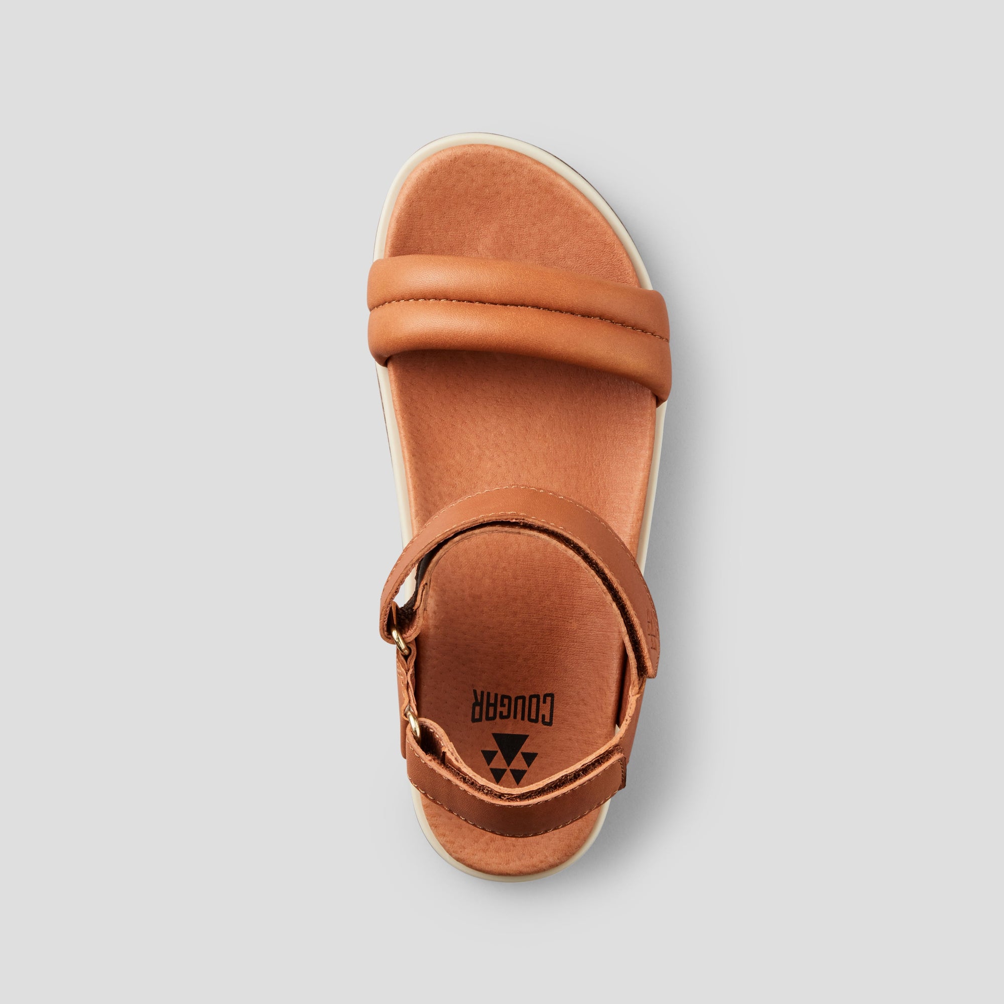 Nolo Leather Water-Repellent Sandal - Color Cognac