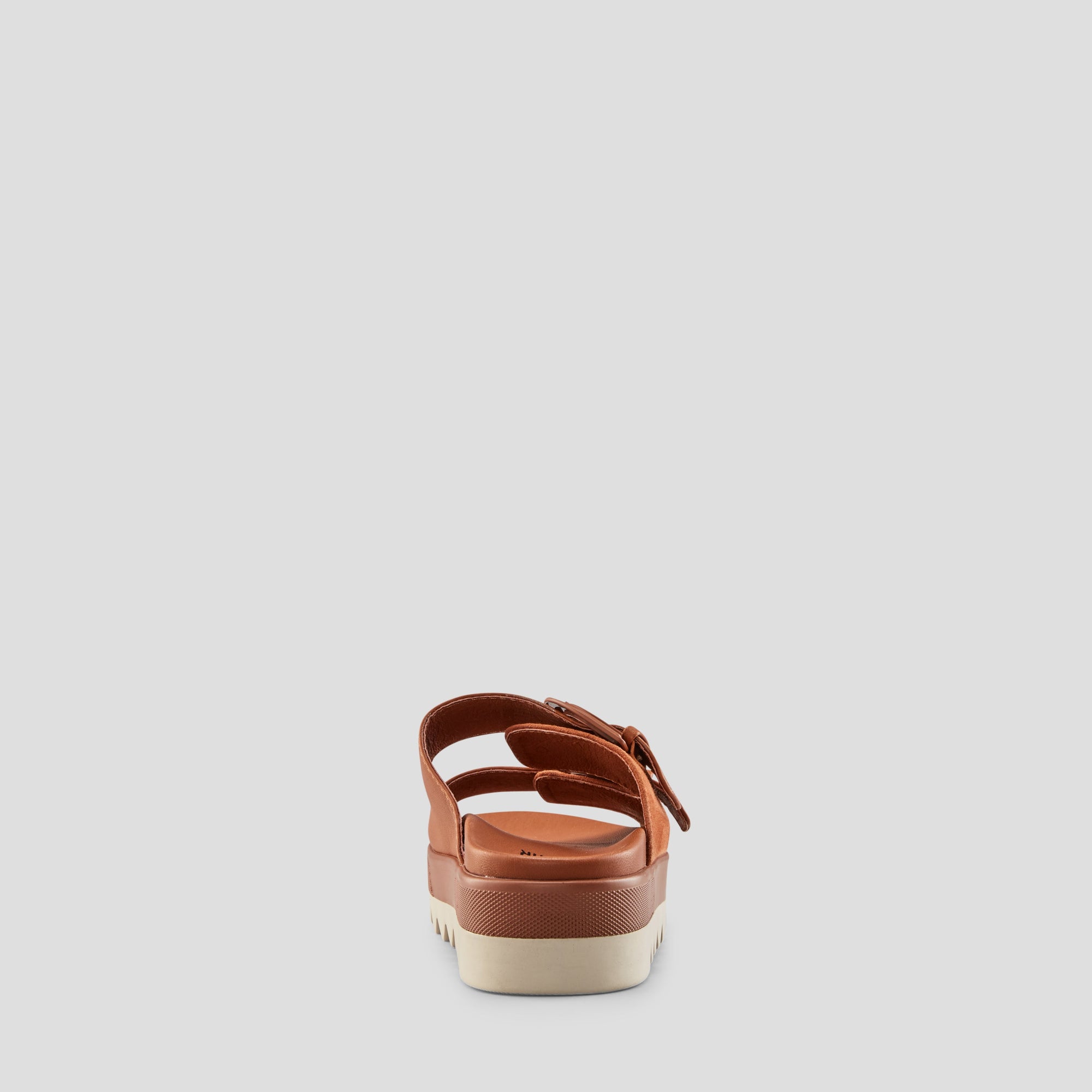 Pepa Suede Water-Repellent Sandal - Colour Cognac