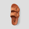 Pepa Suede Water-Repellent Sandal - Colour Cognac