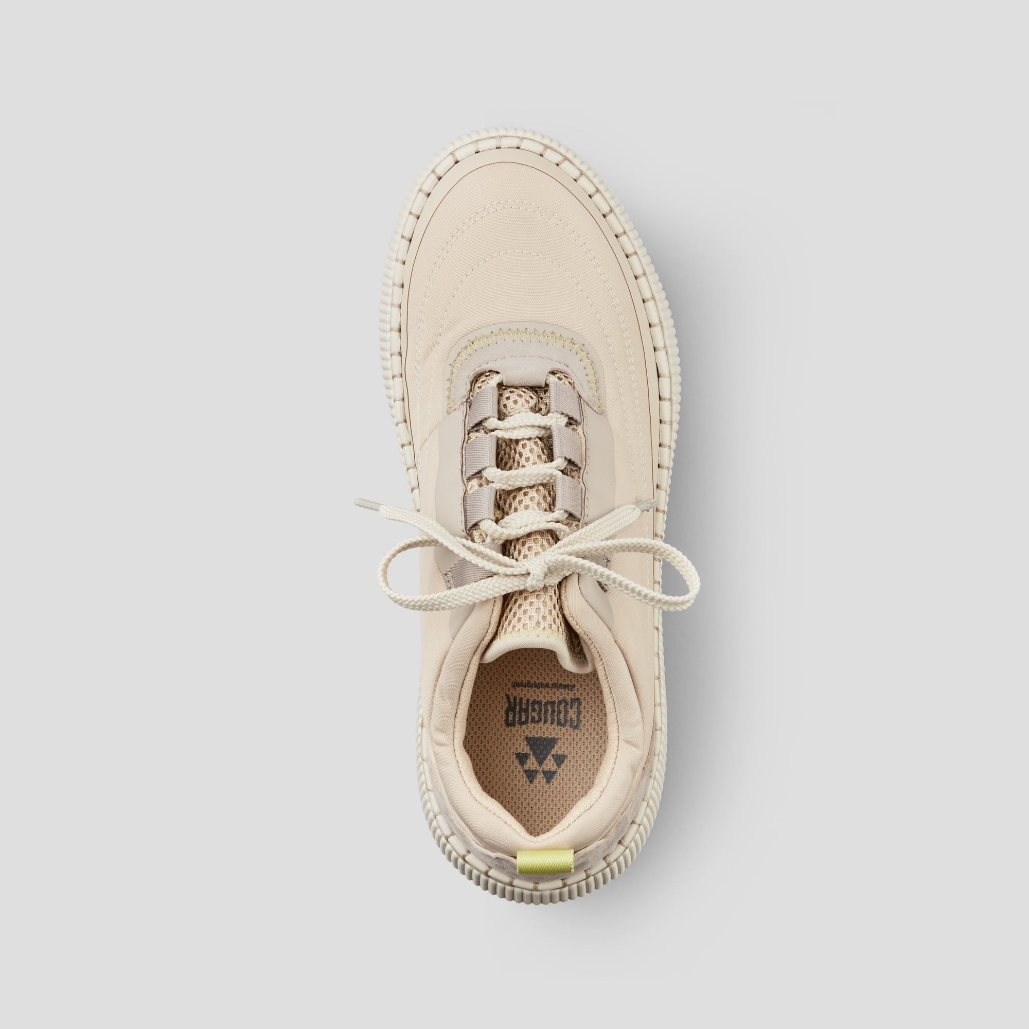 Sayah Luxmotion Nylon and Suede Waterproof Sneaker - Color Oyster-Taupe