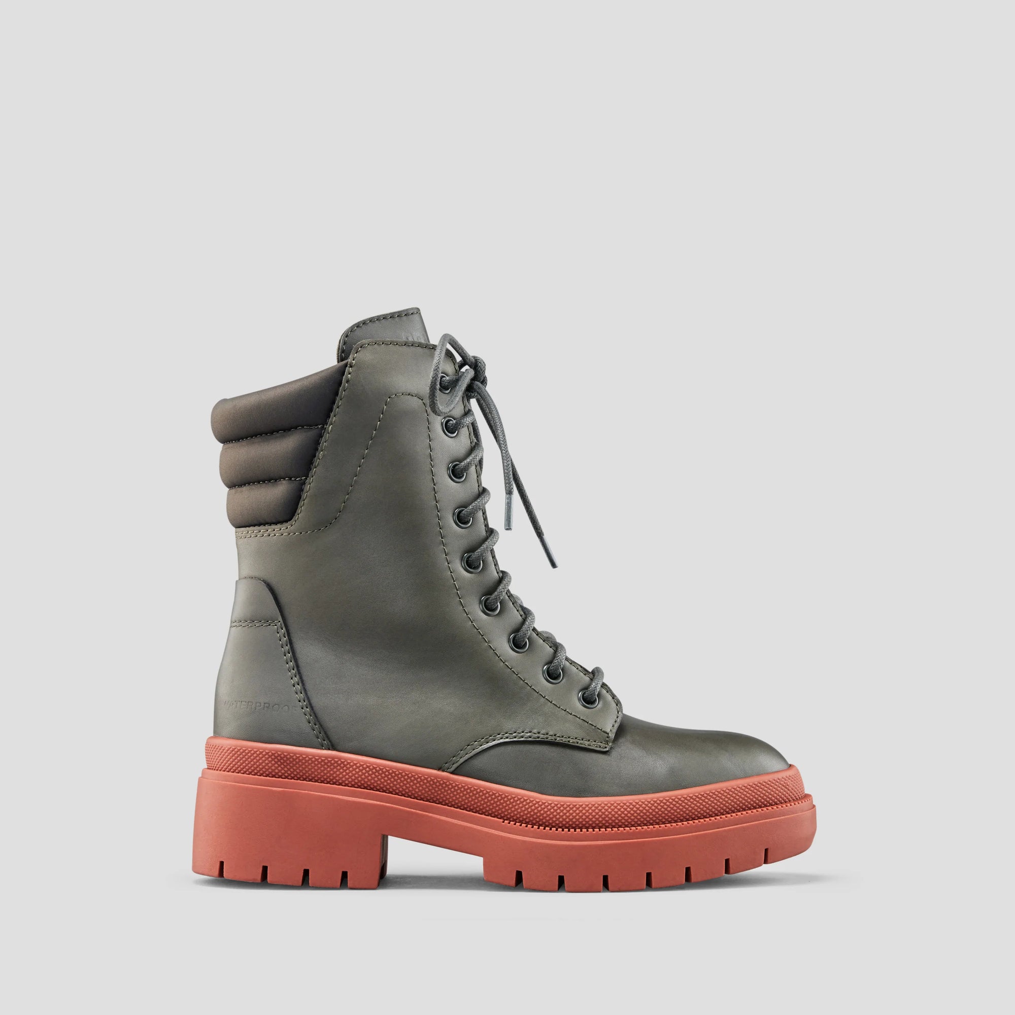 Saydee Leather Waterproof Boot - Color Olive
