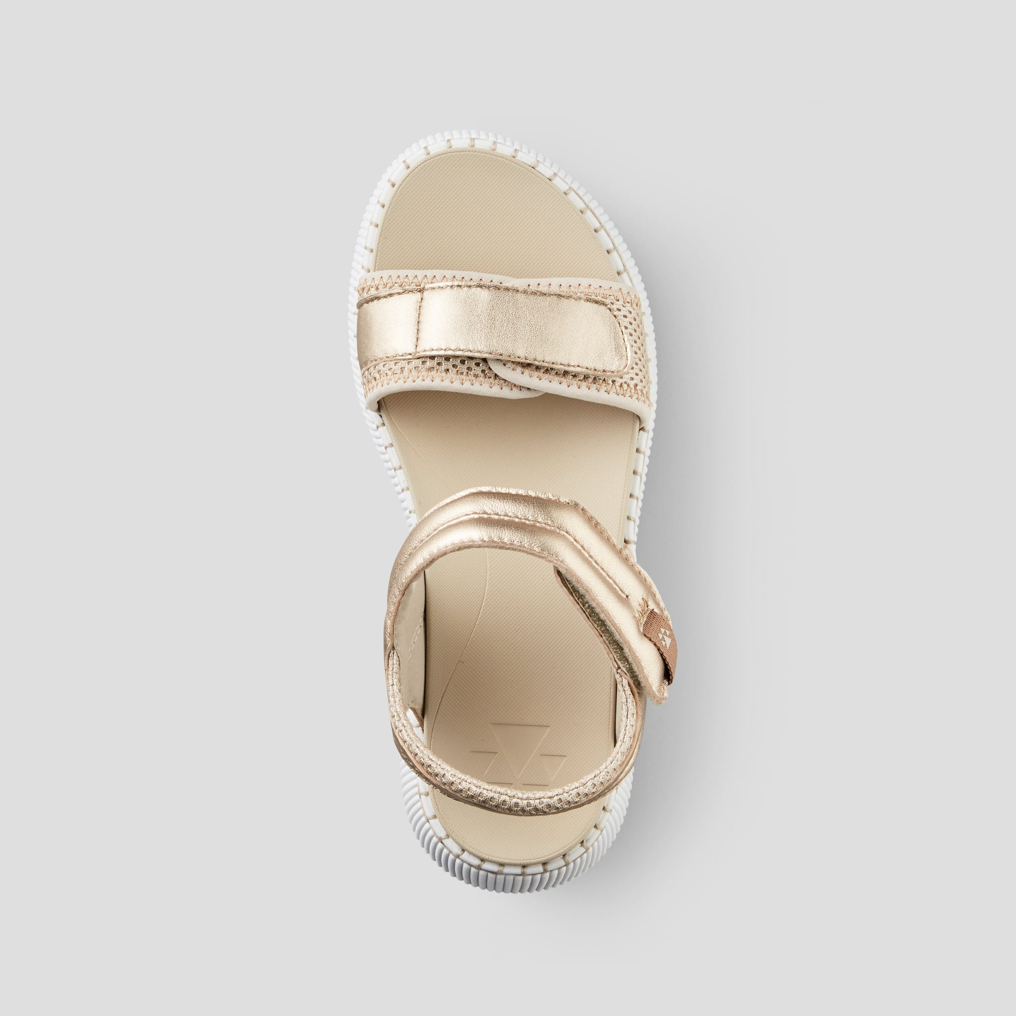 Spritz Luxmotion Leather Water-Repellent Sandal - Color Platino