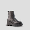 Villa Leather Wedge Waterproof Boot with PrimaLoft® - Color Black