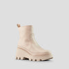 Villa Leather Wedge Waterproof Boot with PrimaLoft® - Color Cream