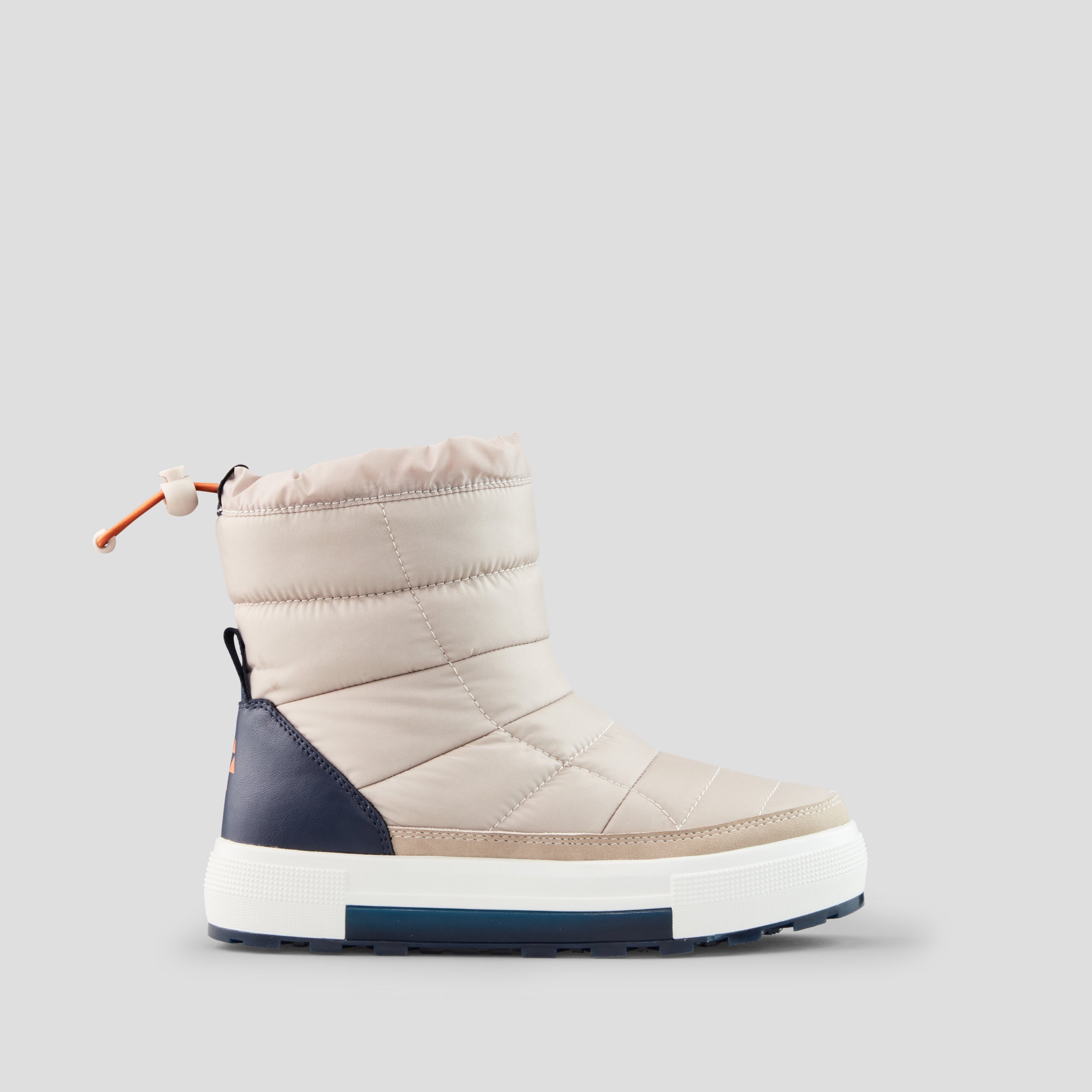 Cream winter outlet boots